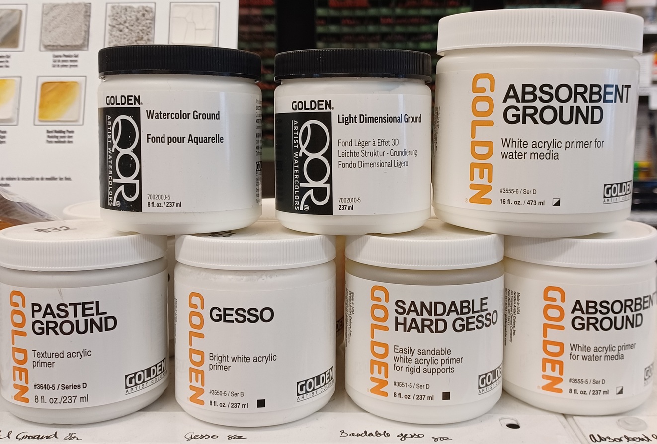 Artist quality gesso Oil prime Rabbit skin glue